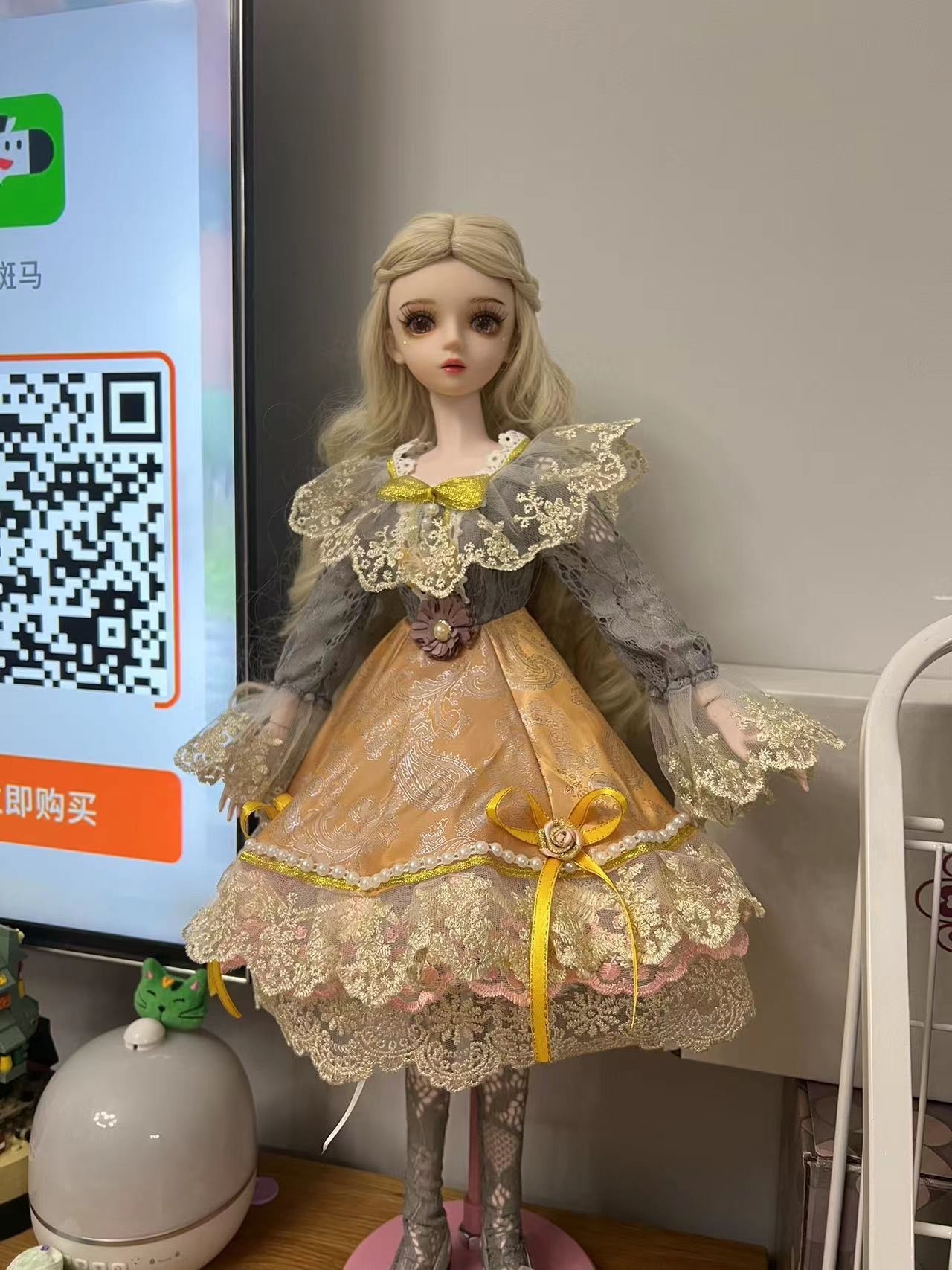 送闺蜜家宝宝的，宝宝特别喜欢～实物很美～