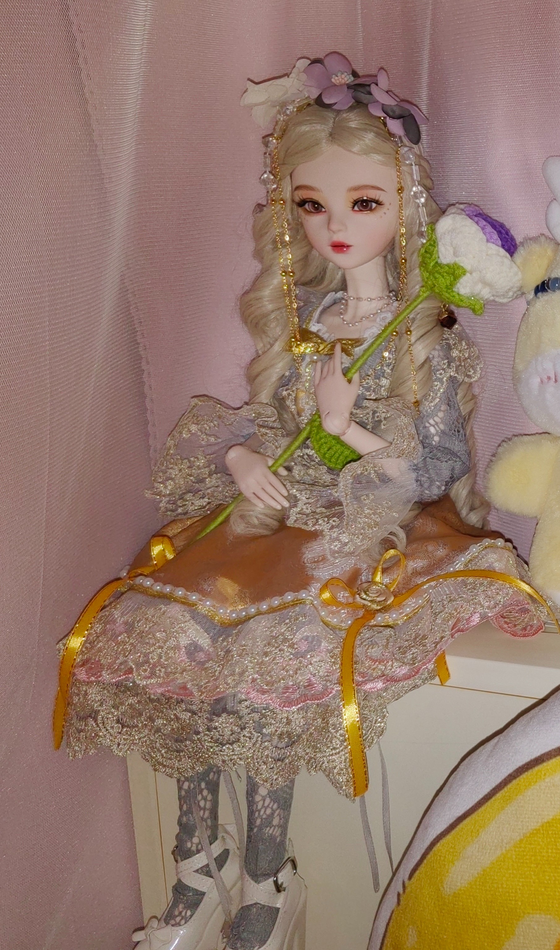 真的非常漂亮，绝美！想要很久了。（如图）客服静静小姐姐服务态度也很好！