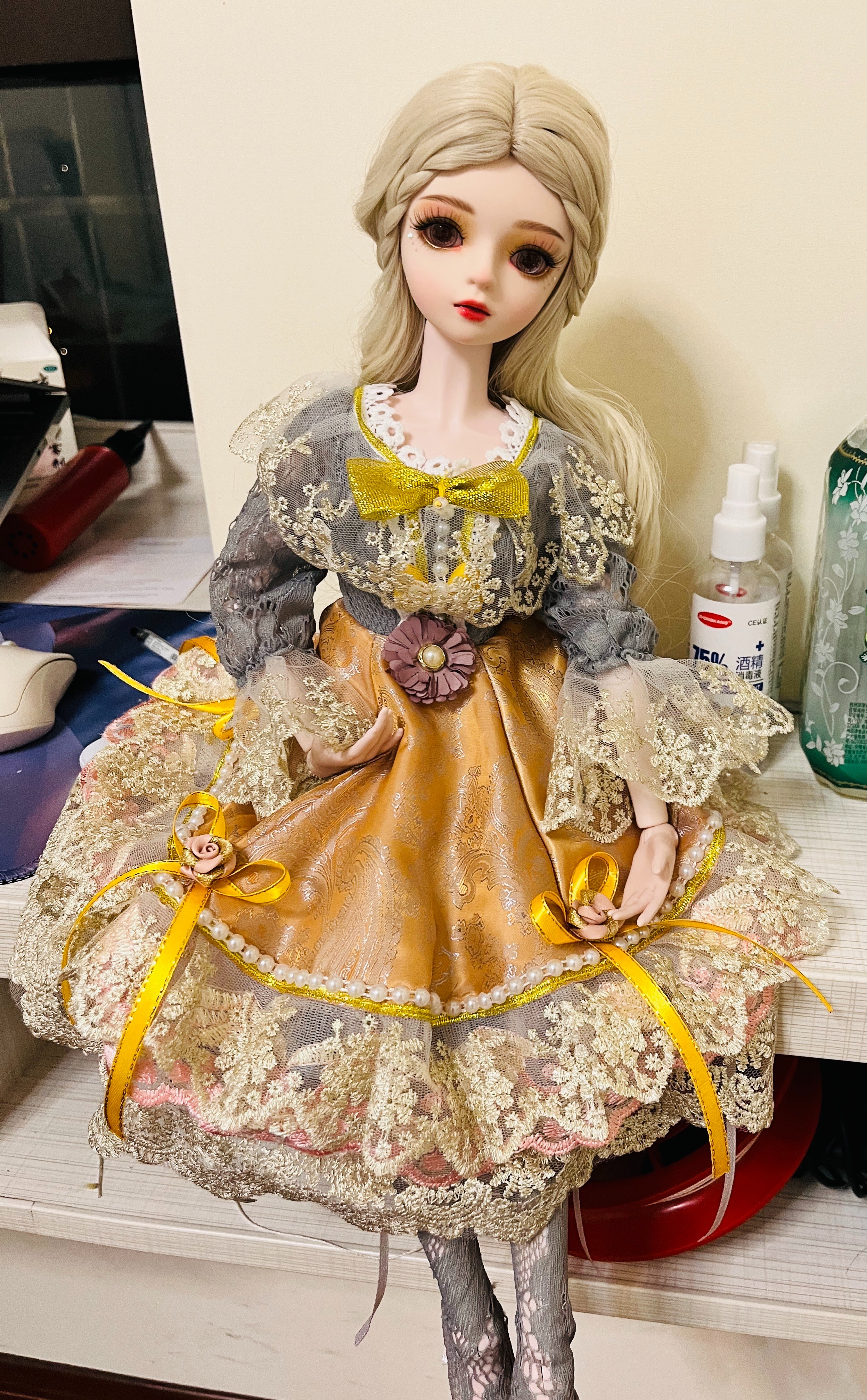 首先,要表扬月月客服小美女!本来一开始还因为价格在犹豫,但月月小仙女超级有耐心的给我发娃娃另外配套的 ......